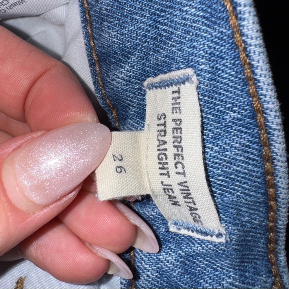 Madewell The Perfect Vintage Straight Jean in Reinhart Wash 26 - Picture 7 of 7